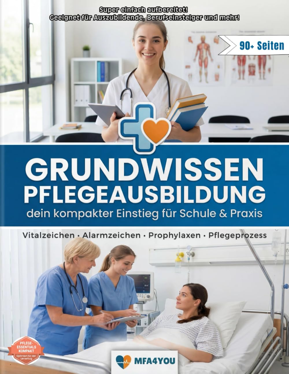 Buchcover: Grundwissen Pflege